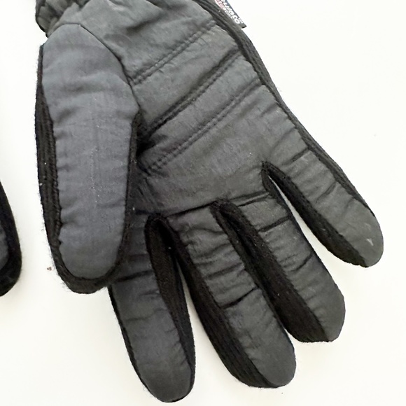womens Thinsulate black Thermal Insulation GLOVES size M / L cold weather gear - Picture 4 of 8